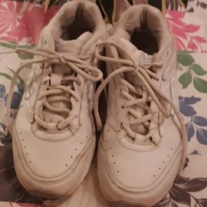 Athletic shoes, used.